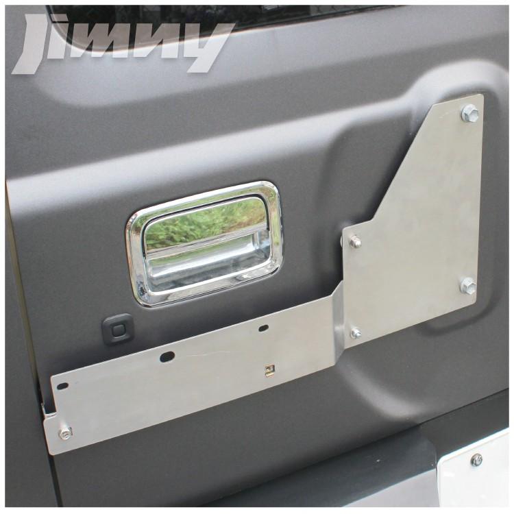 新型 ジムニー カスタム パーツ Jb64w シエラ Jb74w 移設 ナンバープレート移動キット ナンバープレート ナンバー灯 Ledライセンスランプ付き リア 物品