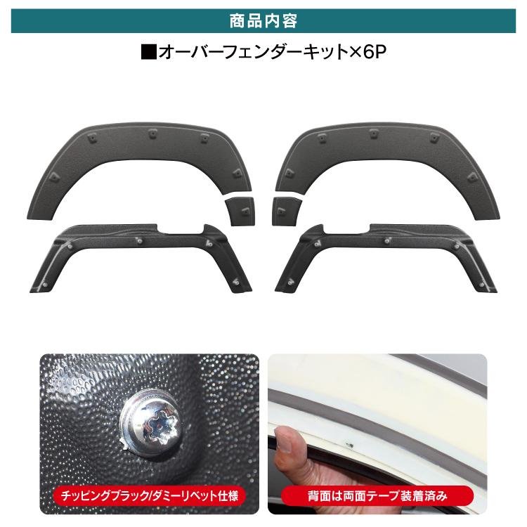 サンバートラック オーバーフェンダー キット S500J S510J 前期 後期