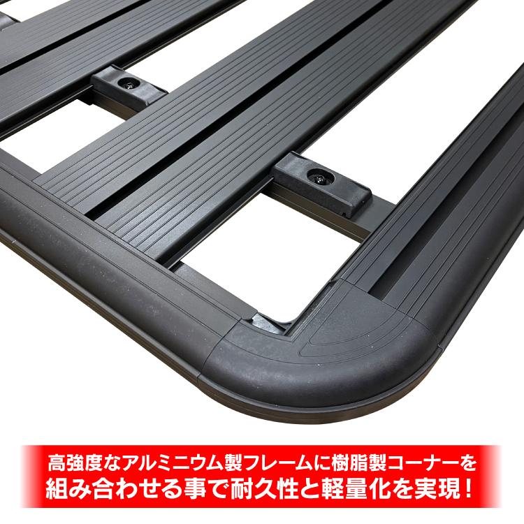 ジムニー JA12V JA12W JA22W ルーフラック フラットタイプ ルーフキャリア キャリア ラック 荷物置き レインガーター オフロード カスタム パーツ (爆買) |  | 04