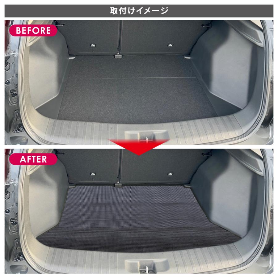 ホンダ WR-V WRV 防水 ラゲッジマット ロールアップ可能 シート カバー