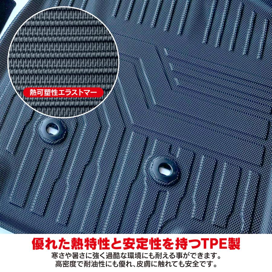 ムーヴキャンバス カスタムパーツ 3D フロアマット 1?2列目 運転席用