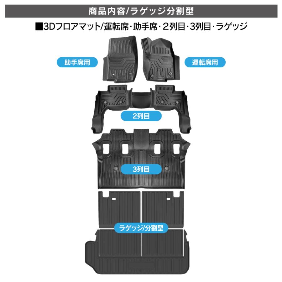 ランドクルーザー250 7人乗り 3Dマット 1台分フルセット
