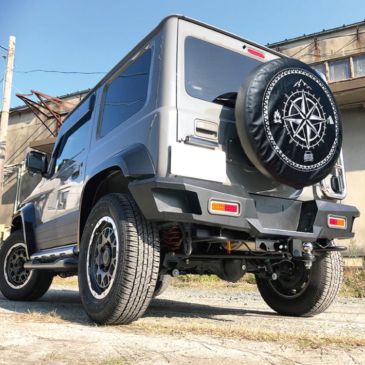 新車外し ジムニーシエラ タイヤ　ホイー 24195/80R15 カバー付 2023年製 新車外し品】スズキ ジムニーシエラ 純正 15in 5.5J +5