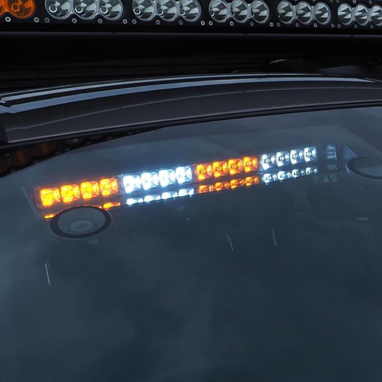 サンバイザー LED ライト LEDライトバー シガー電源 シガー