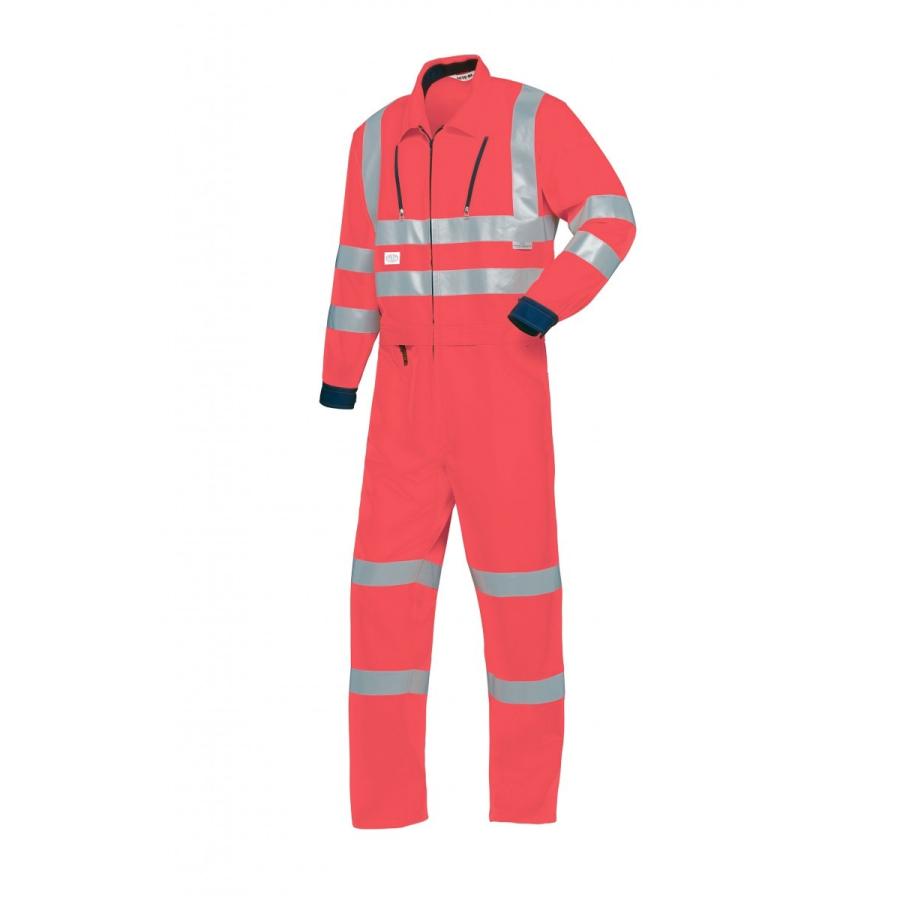 特殊環境 7630 反射型つなぎ ~2Lサイズまで 腰割れ式 長袖 オートバイ