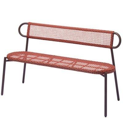 パティオプティ PATIO PEITE チェア ロング ロングチェア WAシリーズ レッド 赤 660-175 おしゃれ屋外家具　納期相談可　　