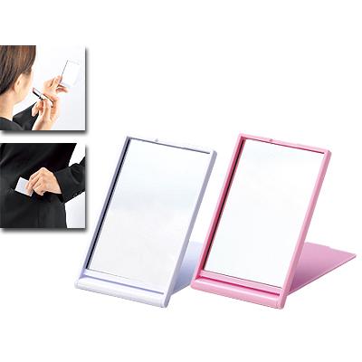 【個数：300個】 V010205_2 【300個入】  直送 代引不可・他メーカー同梱不可 ポケットミラー ホワイト 名入れポケットミラー 300個 v010205 パッド印刷 : くるま(中古車)販促