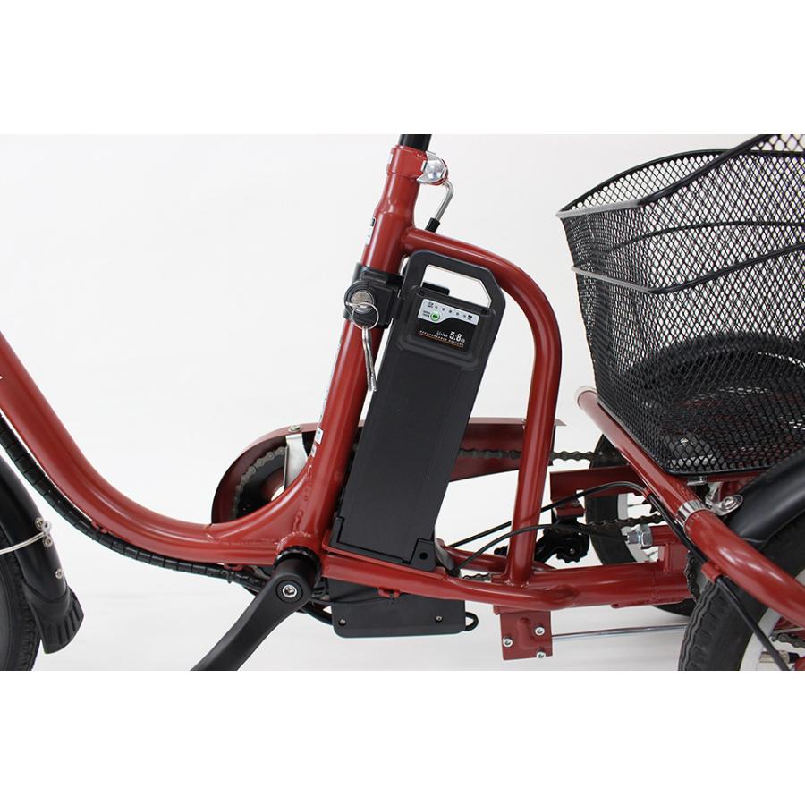 ミムゴ BEPN18 ロータイプ電動アシスト三輪自転車 : KURUMAdeCOCO
