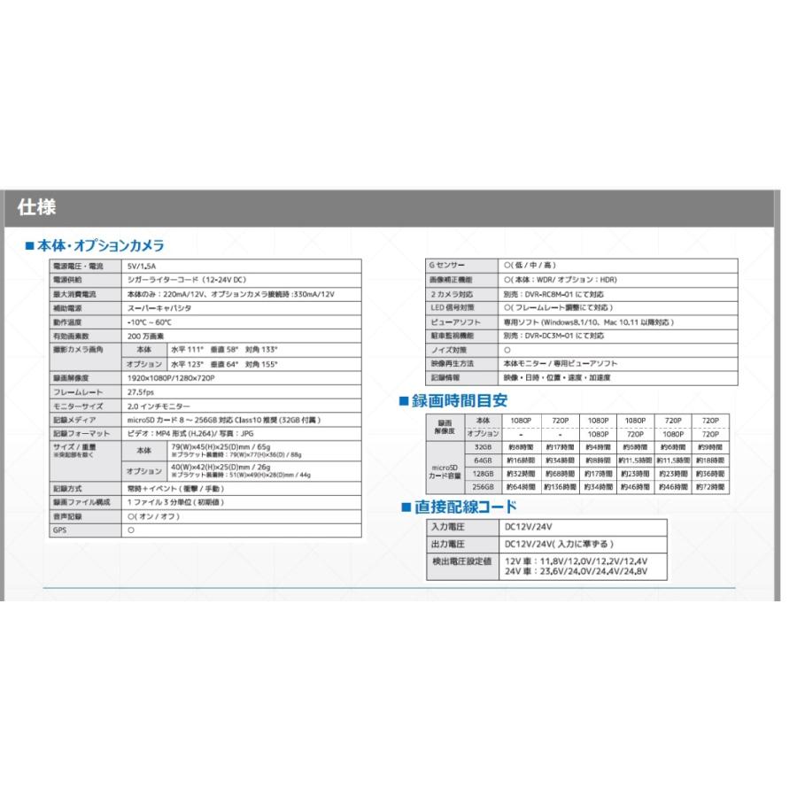 elpis ソニーSTARVIS搭載200万画素 フルHD ドライブレコーダー 4161