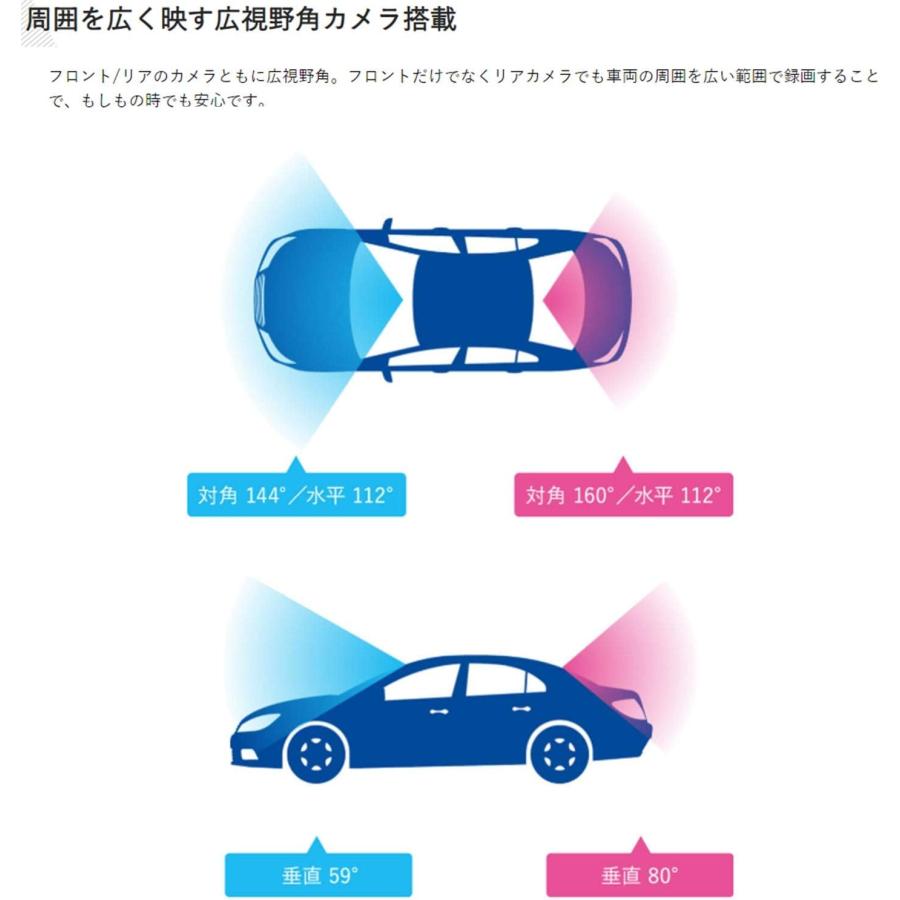 アルパイン ALPINE ドライブレコーダー ビッグX NXシリーズ連携対応 前後2カメラ DVR-C320R