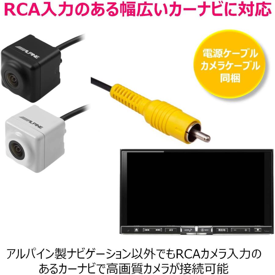 新品未使用 アルパイン HCE-C1000 バックカメラ RCA入力カーナビ対応 RCAカメラ入力カーナビ対応 HDRバックビューカメラ HCE-C1000