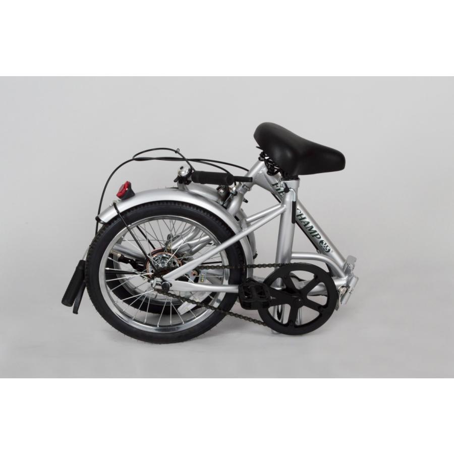 FIELD CHAMP365 No72750 16インチ折り畳み自転車カラーシルバー