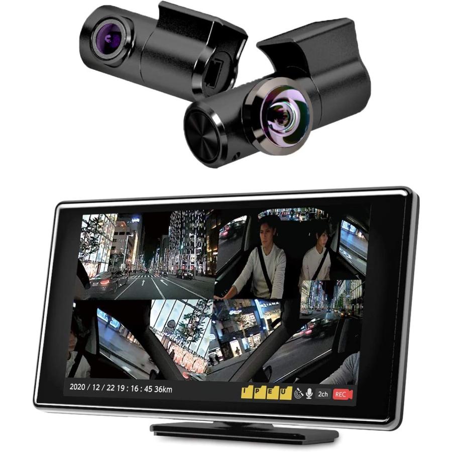 PIXYDA セイワ 360度 セパレート ドライブレコーダー PDR900SP 前後高