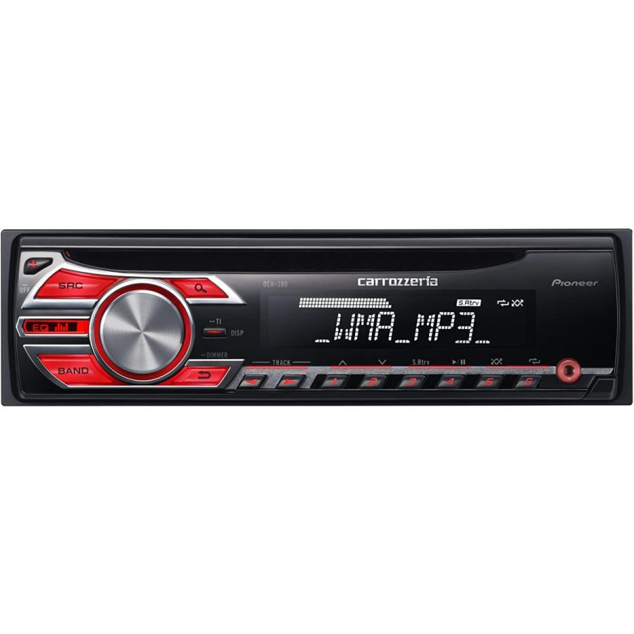 パイオニアcarrozzeria CD/チューナーメインユニット DEH-380 カロッツェリア パイオニア DEH-380 CD/チューナーメインユニット