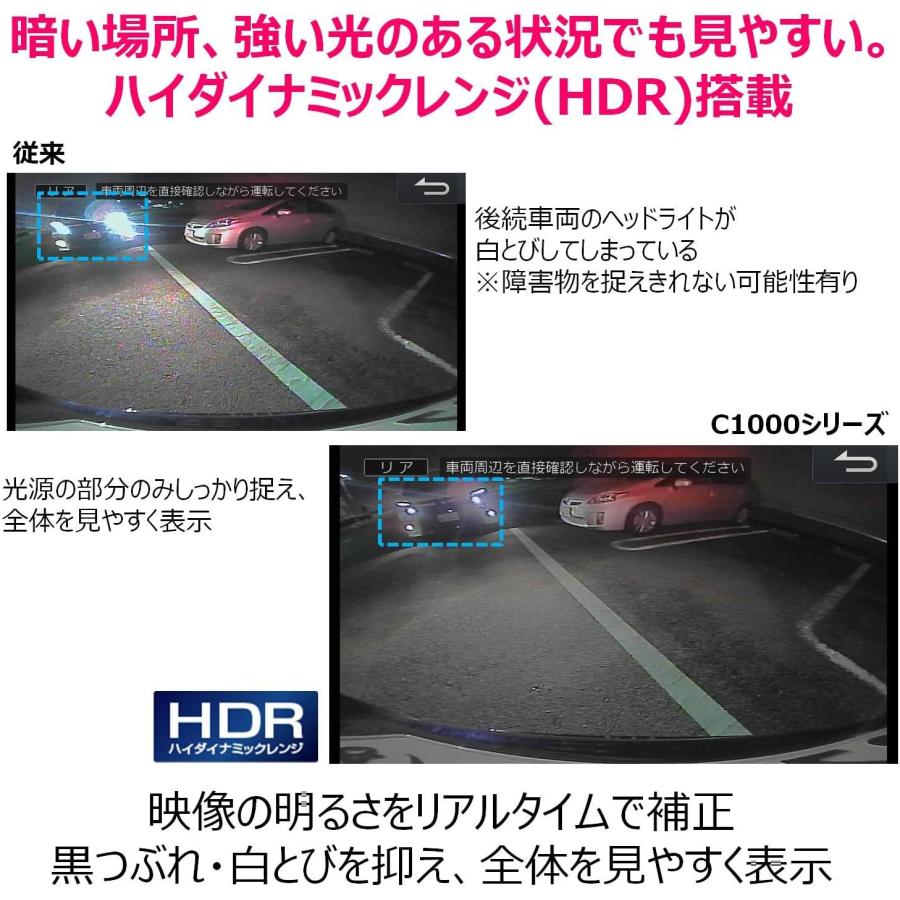 アルパイン ALPINE 汎用 バックビューカメラ ブラック HCE-C1000