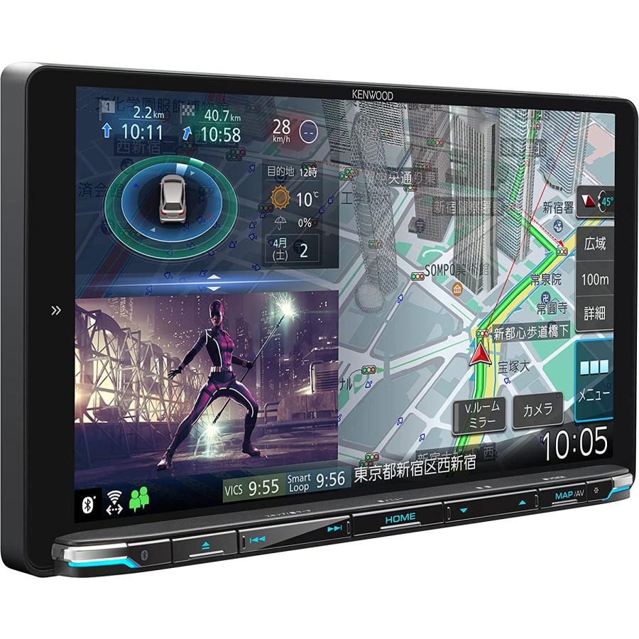彩速ナビ KENWOOD カーナビゲーション ケンウッド MDV-M909HDL 9インチ