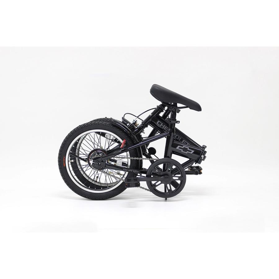 ミムゴ MG-CV16BAA-BK CHEVROLET 16インチ折畳み自転車BK