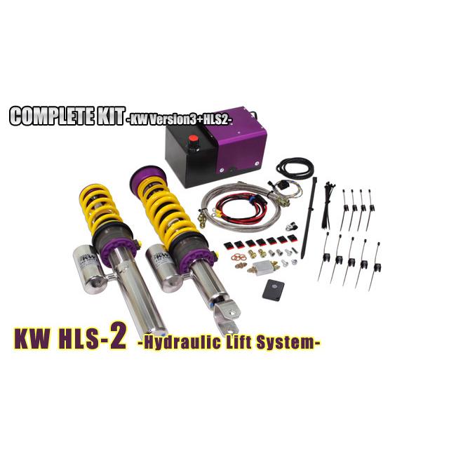 KW HLS2 HLS+Ver3 ポルシェ 911 996 GT2/3 99y/03〜 カーヴェー 車高調 HLS-2 コンプリートキット HLS-2 Complete Kit PORSCHE 車高調