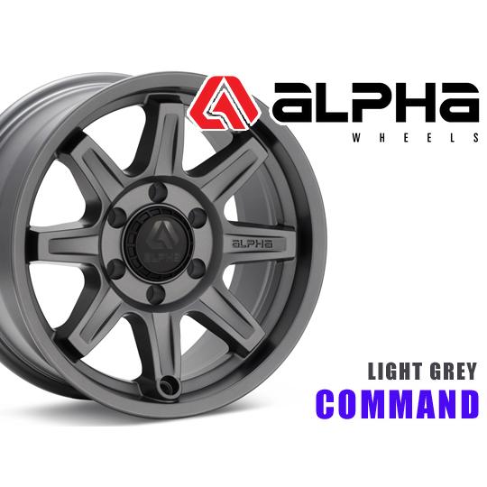 ホット販売 ALPHA ホイール コマンド 18インチ×9J 5-130 +25 Φ84