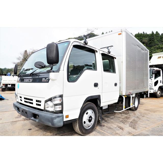 中古車 いすゞ エルフ Wキャブ アルミバン パワーゲート付 1323 厳選中古車ショッピング 通販 Yahoo ショッピング
