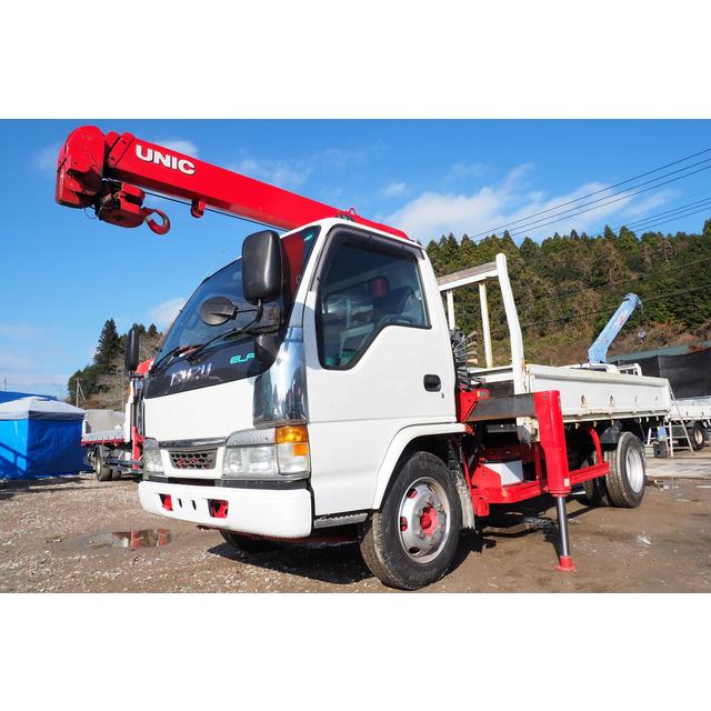 中古車 いすゞ エルフ 3 95t積載 3段クレーン ラジコン付 最大70 オフ