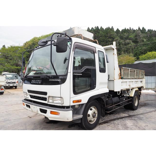中古車 いすゞ フォワード ベット付き 3方開 ダンプ ダンプ スムーサー 1814 ベット付き