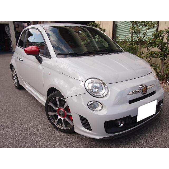 中古車 自動車 アバルト アバルト アバルト500 赤革シート Kicker 53 前後ドラレコ 前後