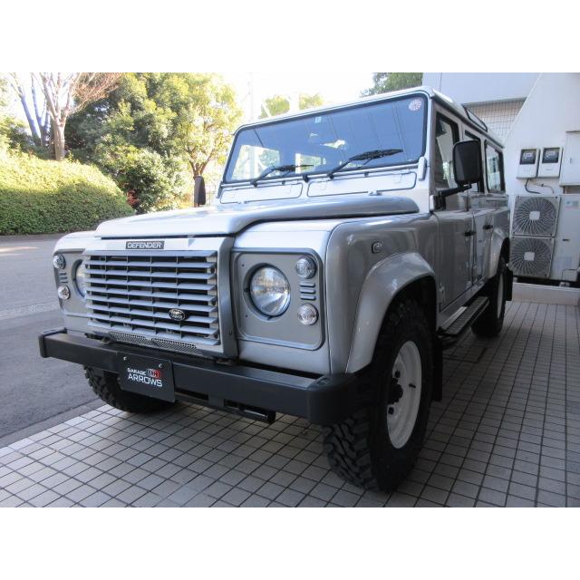 中古車 ランドローバー ディフェンダー 半革 外ナビ 新品ホイール