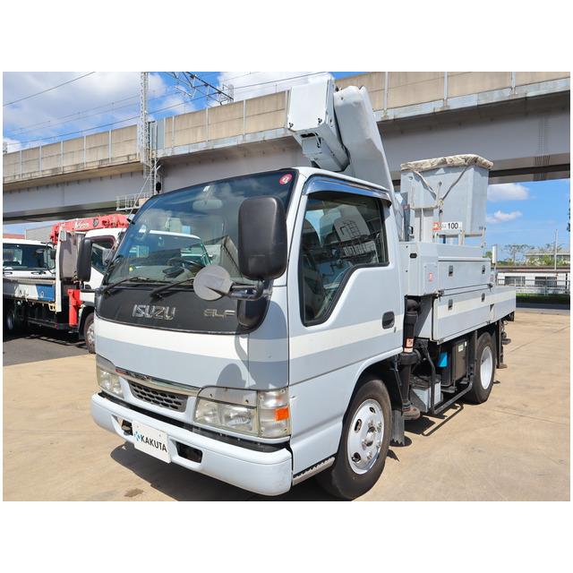 超目玉 12月 いすゞ 中古車 エルフ 電工仕様 10 6m アイチ 高所作業車 中古車