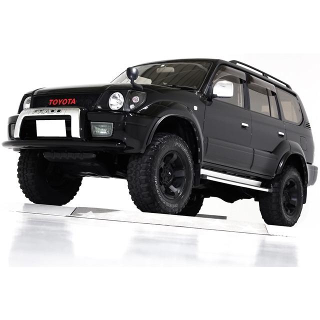 中古車 トヨタ ランドクルーザープラド リフトup 丸目仕様 黒レザー調シートカバー 516 厳選中古車ショッピング 通販 Yahoo ショッピング