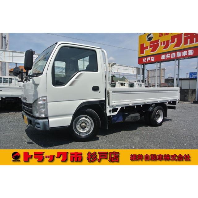 あすつく 中古車 いすゞ エルフ 超低床 4ナンバー バックカメラ付 積載1 5トン 中古車