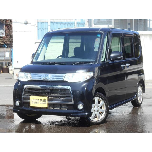 中古車 ダイハツ タントカスタム 後期型 夏 冬タイヤ有 Hidライト Abs 芸能人愛用