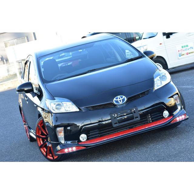 中古車 トヨタ プリウス 社外エアロ 19inawワンオフペイント 9周年記念イベントが
