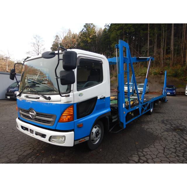 レンジャー2 2t車 人形、積載物欠品。トラック問題無し。 支払総額2,870,000円】中古車 日野 レンジャー 2台積 積載車