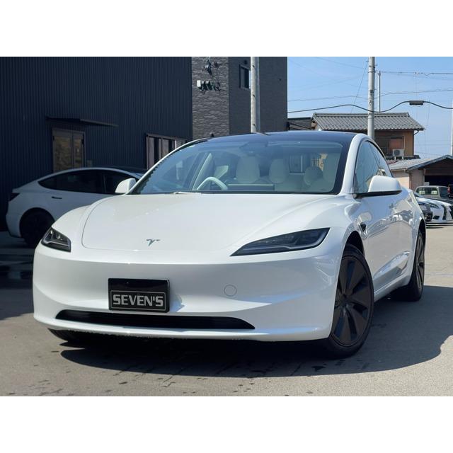 支払総額4,330,000円】中古車 テスラ モデル3 ヨークハンドル/白革