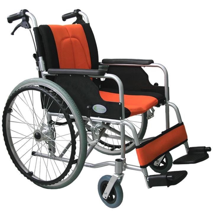 車椅子 軽量 折りたたみ車いす ノーパンクタイヤ仕様 CUKY-870