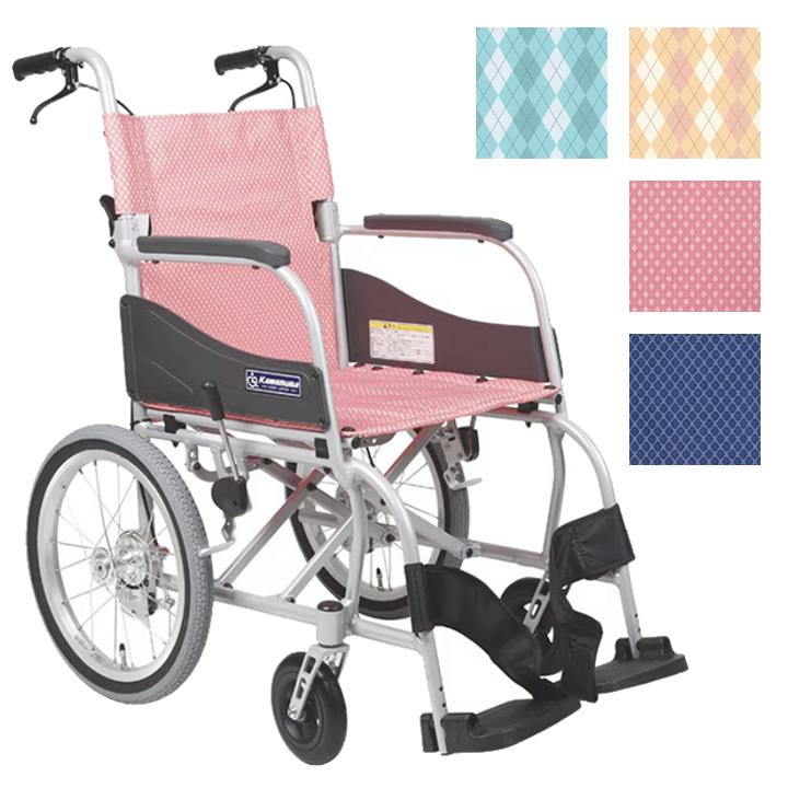カワムラサイクル　超軽量　介助用　多機能　車椅子　ふわりす＋　KFP16 カワムラサイクル 車椅子 車いす ふわりす 介助用 KF16-40SB UL-502285