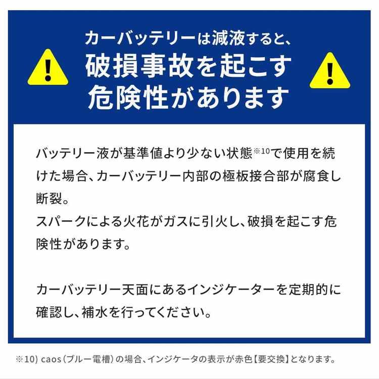 セレナ 型式DBA-C25 H17.12〜H22.11対応 バッテリー カオス 日産 N-100D23L/C8  安心サポート 車 車バッテリー バッテリ 車用品 車用｜kurumano-buhin01｜19