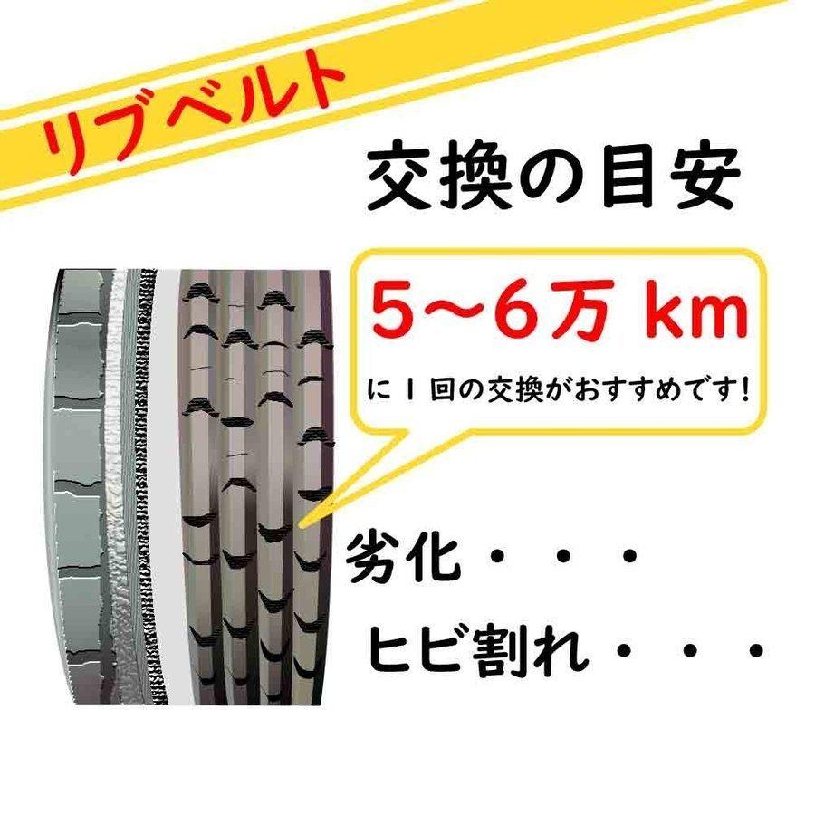 ファンベルトセット ダイハツ ミラ 型式L250V H14.12〜H19.11 3本セット ベルト交換 メンテナンス｜kurumano-buhin3｜03