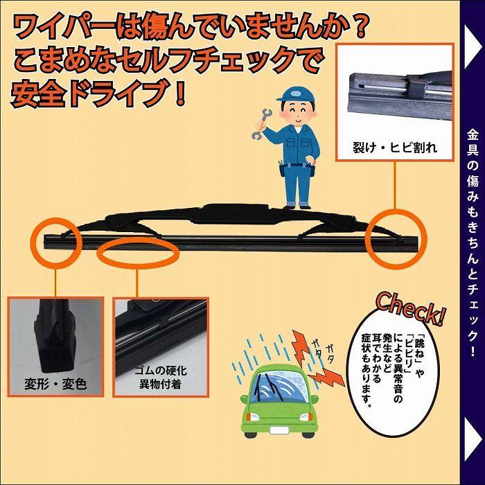 リア用 ワイパーブレード ホンダ フィット 型式GK3/GK4/GK5/GK6/GP5/GP6用 MN-GRA35｜kurumano-buhin5｜06