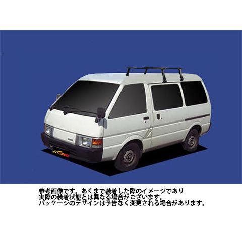 直販安い タフレック システムキャリア ベースキャリア 一台分 日産 バネットバン 型式C22対応 カーキャリア