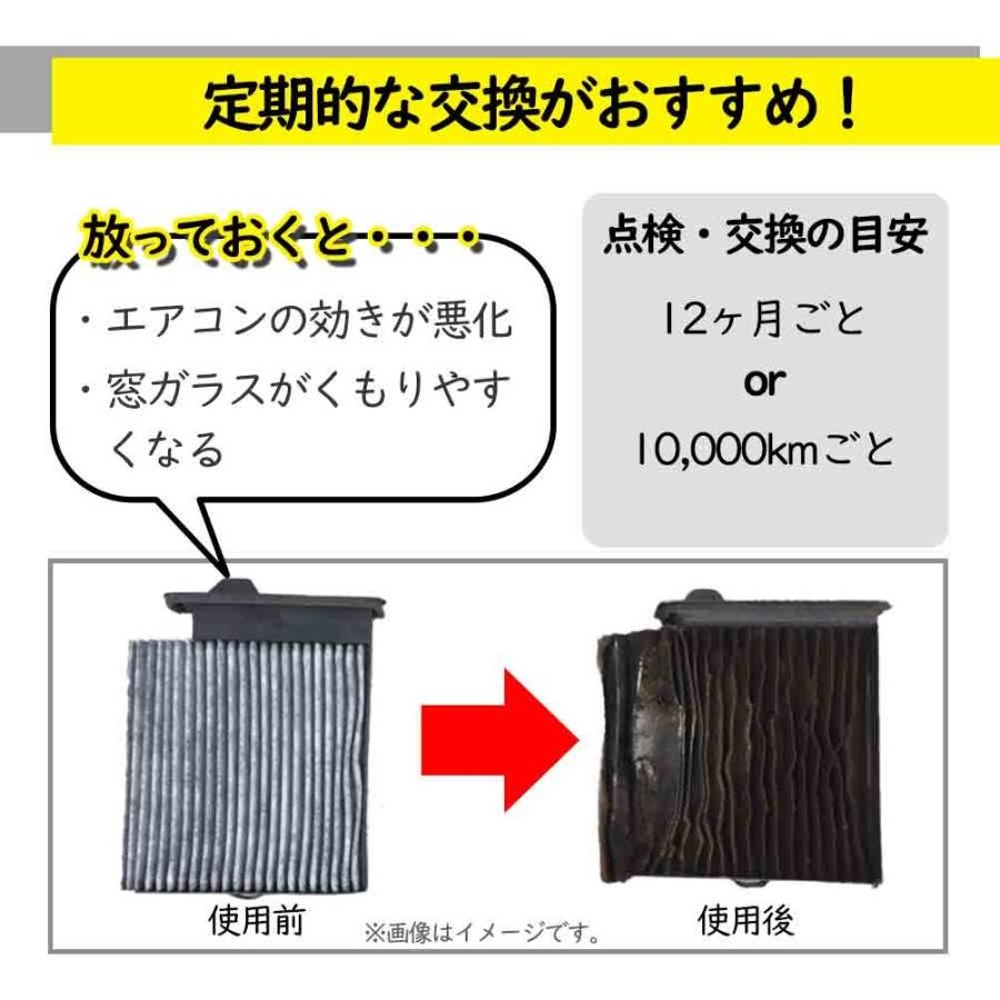 エアコンフィルター G-Parts 日産 キューブ BZ11 用 LA-C201 除塵タイプ 和興オートパーツ販売｜kurumano-buhin621｜04