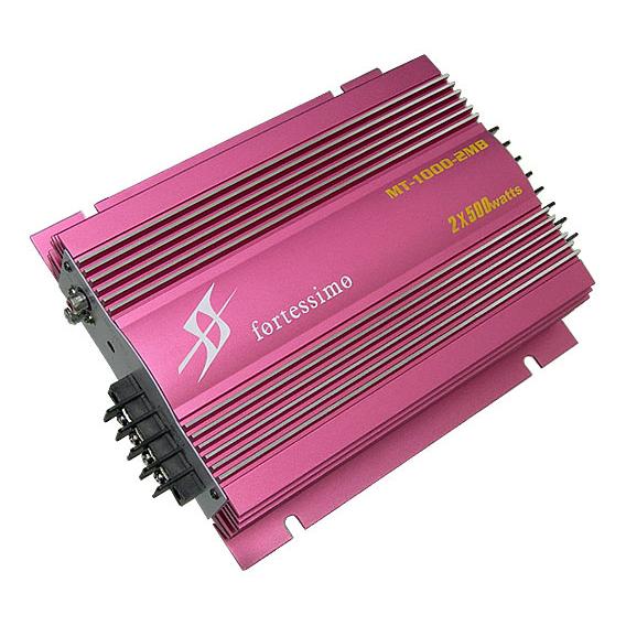2ch MAX1000Wパワーアンプ ピンク : くるまやドットコムコム - 通販