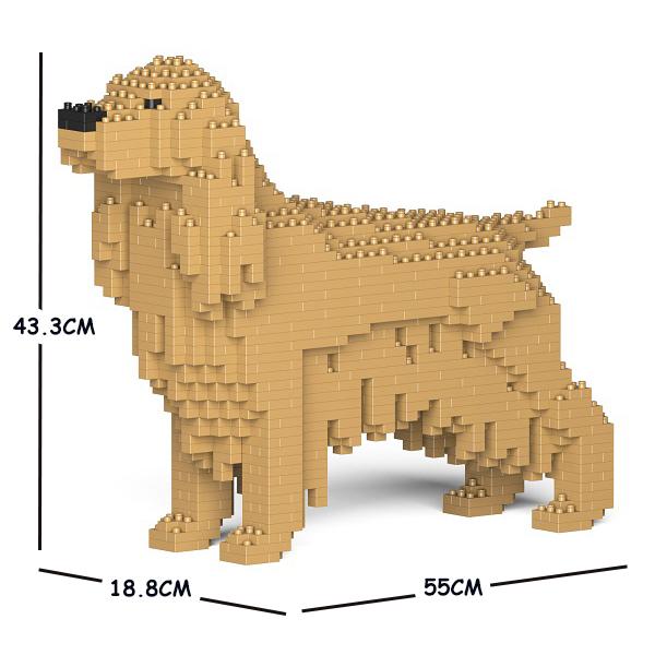 JEKCA ジェッカブロック DOG 犬 イングリッシュ・コッカー・スパニエル 品番　CM19PT24-M01