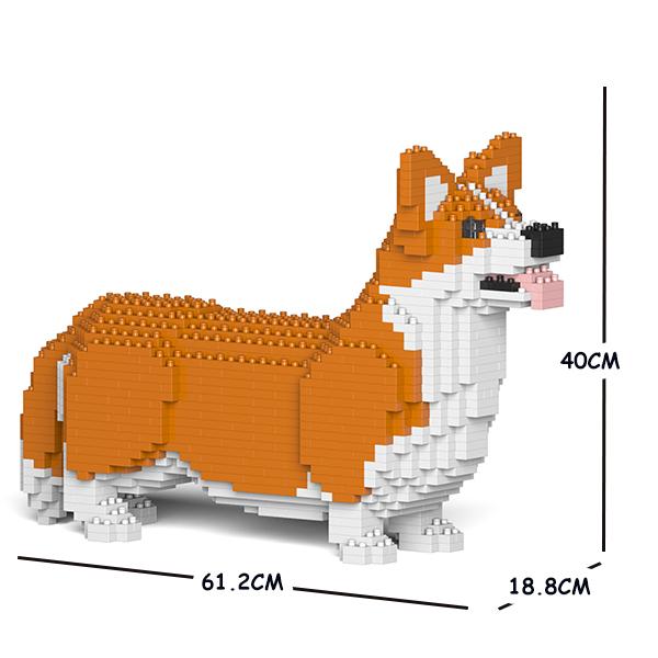 でおすすめアイテム。 JEKCA ジェッカブロック DOG 犬 ウェルシュ・コーギー 品番　CM19WC02-M01 その他模型