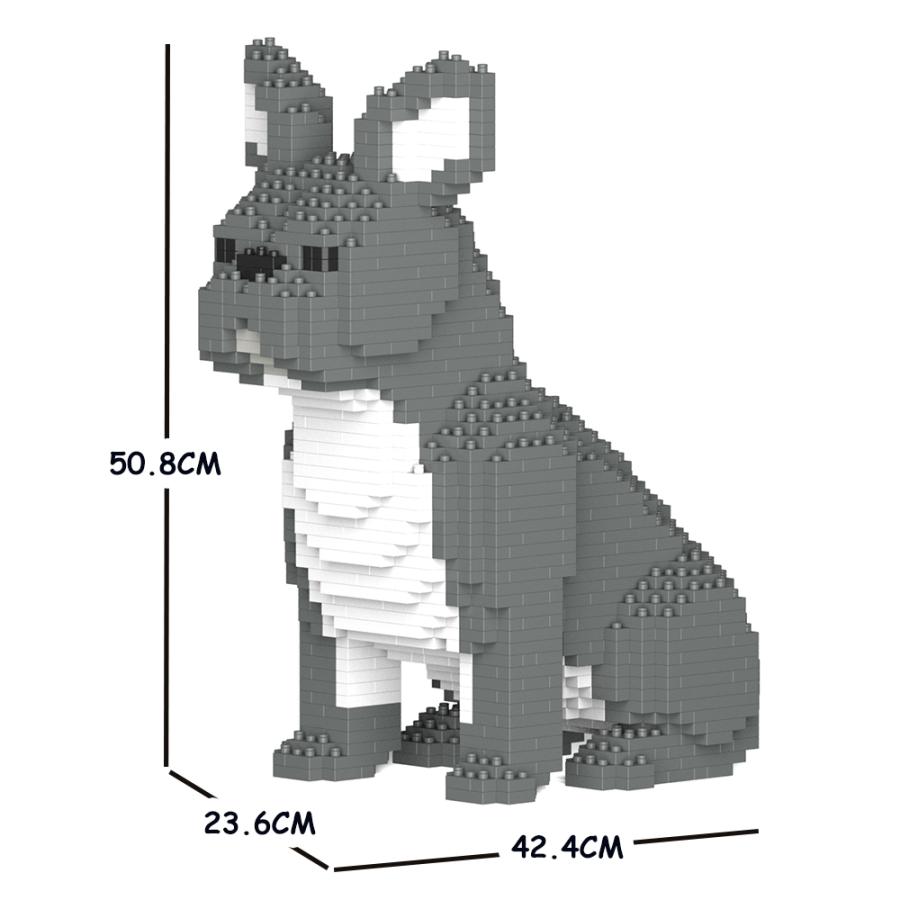 正式的 JEKCA ジェッカブロック DOG 犬 フレンチ・ブルドッグ 品番　CM19FB04-M05 その他模型