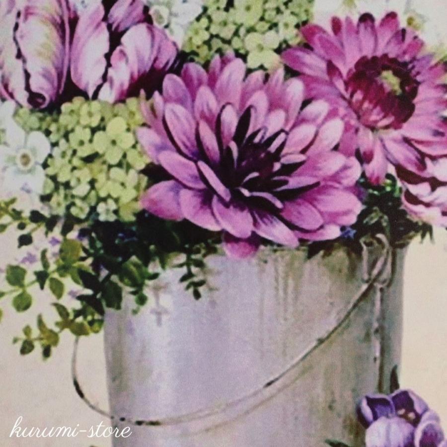 ブリキ看板 ウェルカムボード 寄せ植え 花 レトロ サインプレート 植物