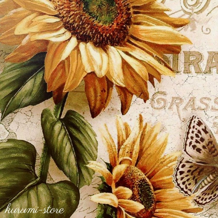 ブリキ看板 ウェルカムボード ヒマワリ 向日葵 ひまわり 花 ハーブ