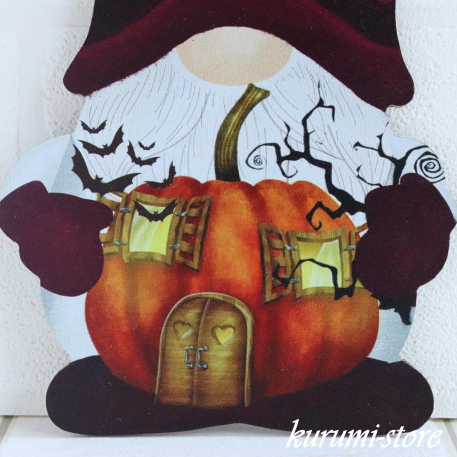 評価 木製看板 こびと型 02 ハロウィン パンプキン ウェルカムボード サインプレート ガーデニング おしゃれ 玄関 ドアプレート ハンギング ウエルカムボード 木 Supplystudies Com