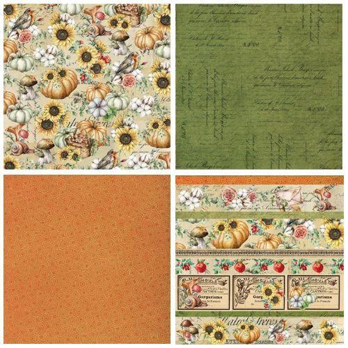 スクラップブッキング ペーパー ヒマワリ 中性紙 アシッドフリー 6×6